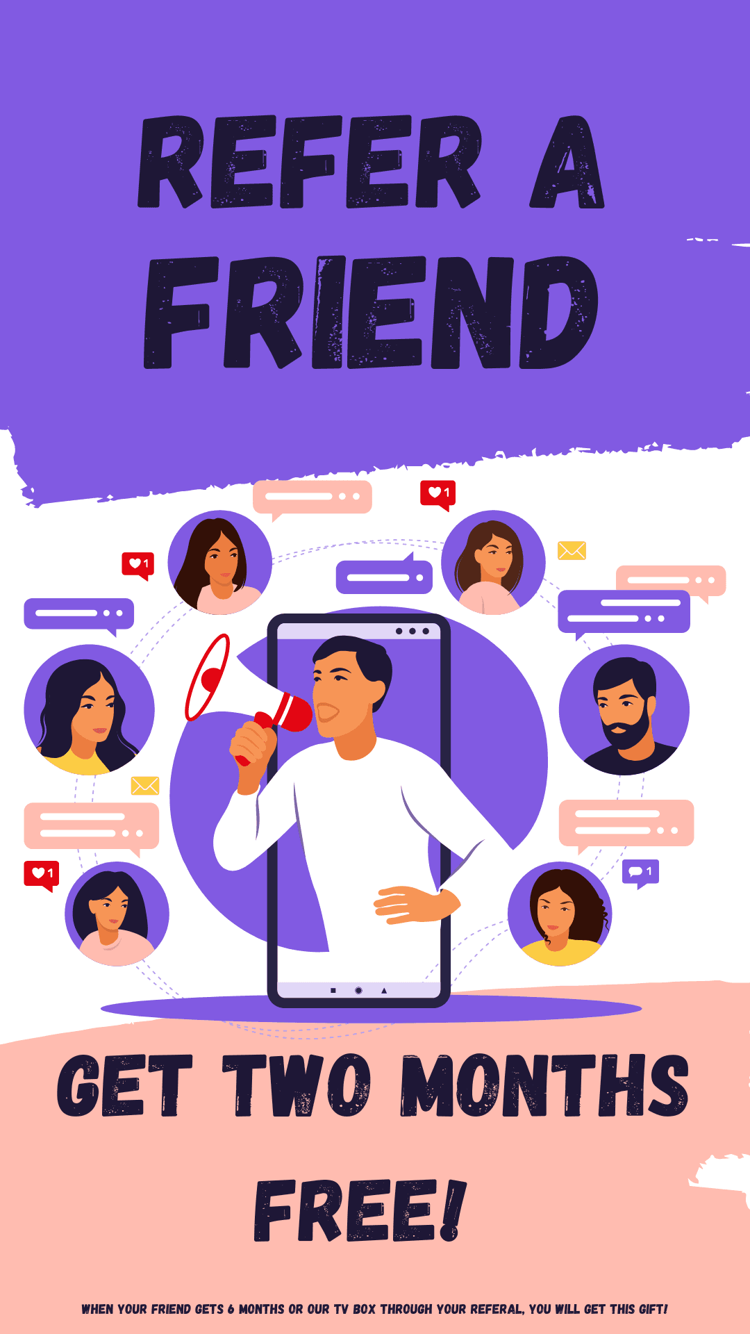 Refer a friend and get up to 2 months free